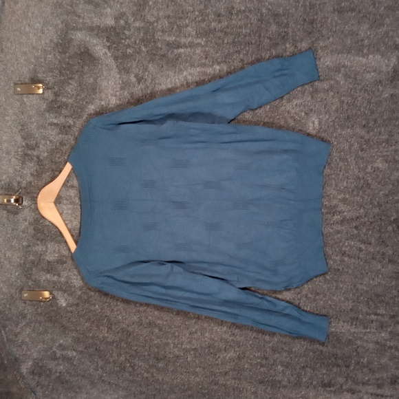 Arach&cloz V Neck Long Sleeve Sweater Viscose Blend Womens Large - Picture 3 of 9